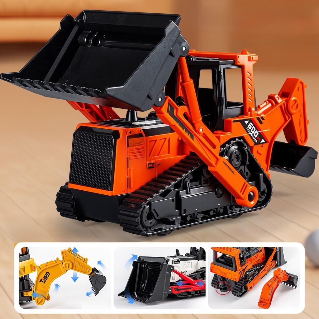 Construction Vehicle Inertia Car With Push And Pull Function For Kids Developmental Play