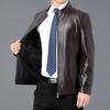 High-end Spring and Autumn New Genuine Leather Jacket Men's Stand-up Collar Sheepskin Jacket Short Slim Casual Jacket