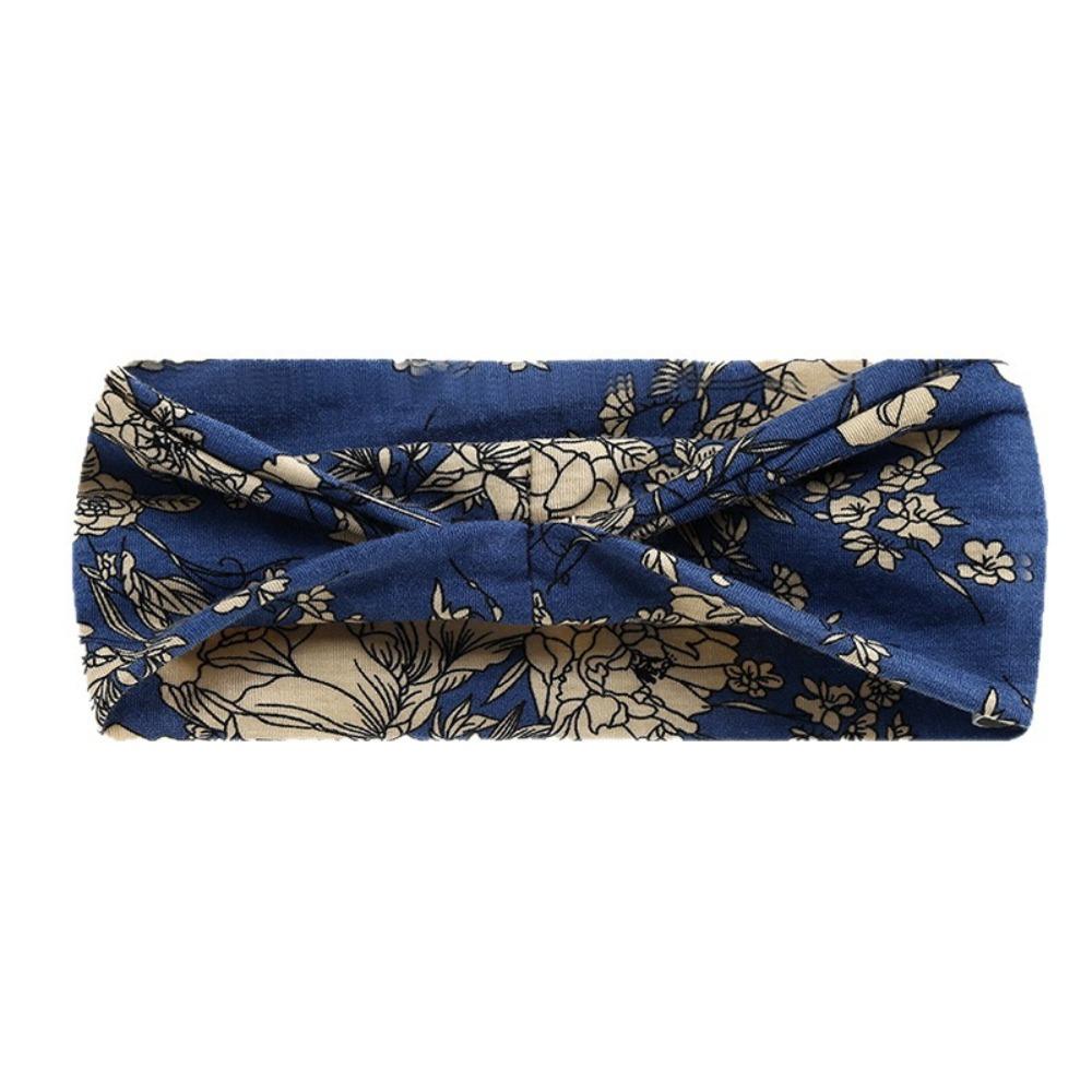 Sweat-absorbing Wide Hairband Non-slip Sports Cross Headband Fashion Hair Band