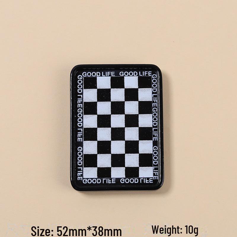 

Аксессуары из смолы ручной работы: Набор из пряжки для обуви, шпильки и бижутерии с шахматным узором