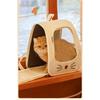 Pet backpack cage anti-scratch cat bag, going out travel folding bag car soothing cabin