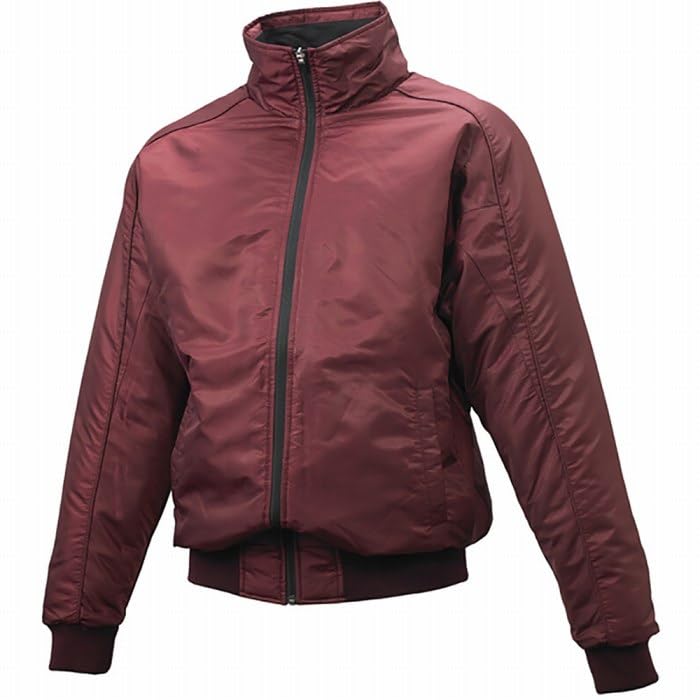 

SSK Padded Burgundy Japanese Size L to Japanese size Men s Full-Zip Jacket/Ground Coat, (Size 22), (equivalent L)