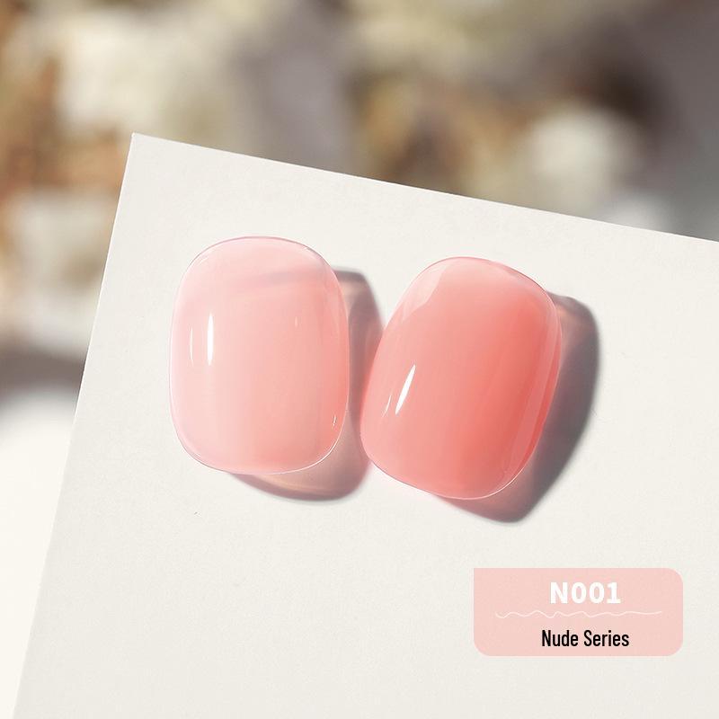 

Носимый Прозрачный Телесный Гель-лак для Ногтей: Нежный отбеливающий желе-нефрит для салонного использования