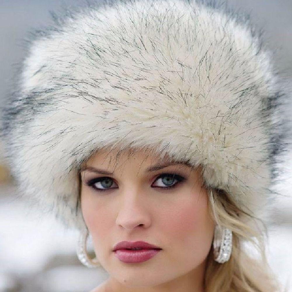 Ski Winter Earmuff Faux Fur Snow Hat Ear Cap Headband Hat Russian Ushanka