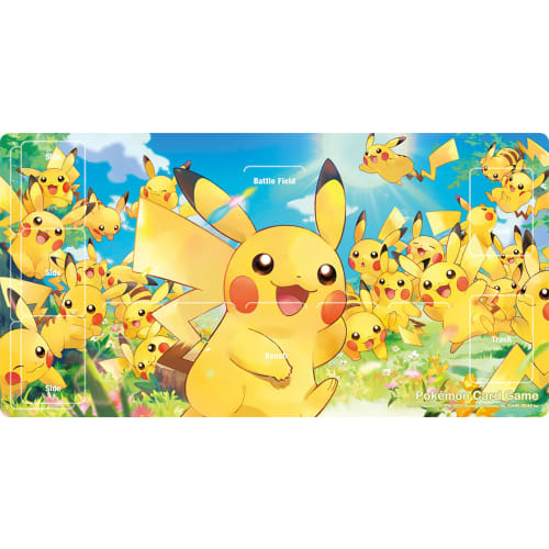 Pokemon Card Game Rubber Play Mat Pikachu Collection