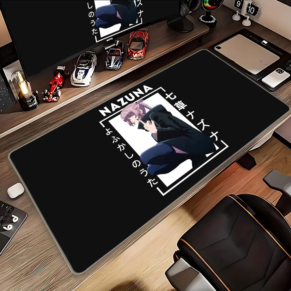 Call of the Night Mouse Pad Nanakusa Nazuna Anko Kou Anime Large MousePad XXL Manga Keyboard Pad PC Gaming Accessories Desk Mats