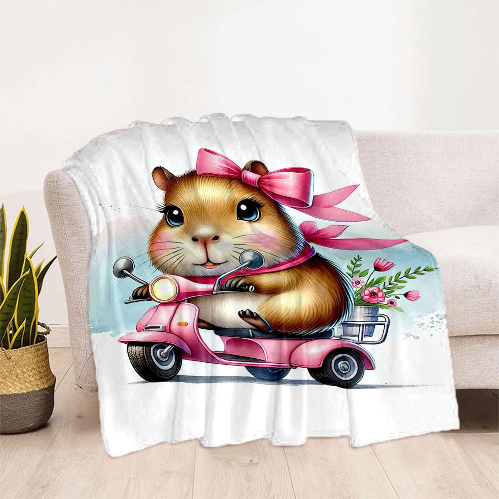 Panda Drinking Bubble Tea Blankets are suitable for living rooms, bedrooms, camping, and other places, making them an ideal choice for gifts.