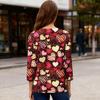 Women's Valentine's Day Print Fashion Casual 3/4 Sleeve Round Neck Top