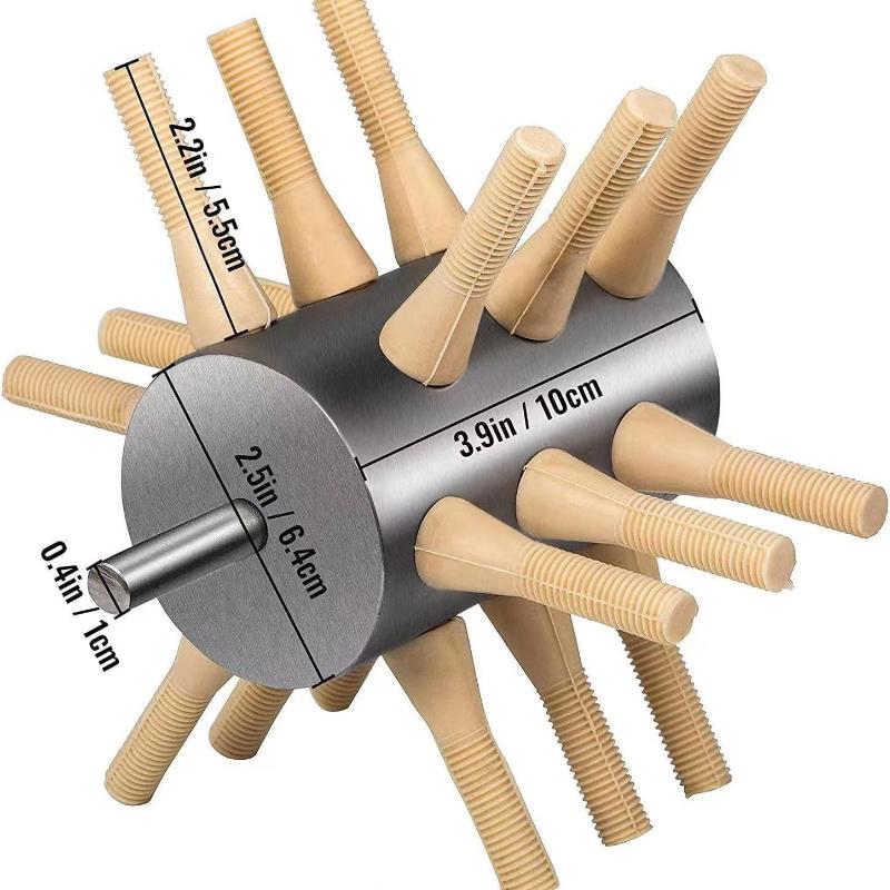 1Pcs Stainless Steel Chicken Plucker Chicken Plucker Drill Attachment 18/24-Fingers Chicken Feather Removal Plucker Machine A1