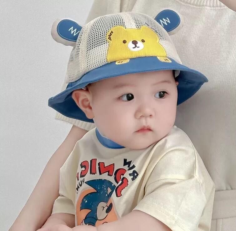 Unisex Baby Sun Protection Bucket Hat for Toddlers - Spring & Autumn