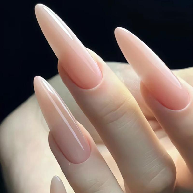 Duidelijke Kunstnagels Super D Boog Lange Nagels Press-On Nagels Volledige Dekking Gel Tips Nagellak Capsule Nagelverlengingen Nagellak Salon Doe-het-zelf