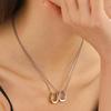 Horseshoe Pendant Necklace U shaped Choker Necklace Wedding Jewelry Accessories