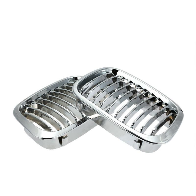 For BMW E46 Sedan 325i 328i 330i 1998-2001 Front Hood Kidney Bumper Racing Grille Mesh Single Line Grill Car Replacement Parts