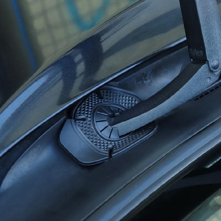 Car Front Wiper Dust Cover Windshield Wiper Cover Arm Bottom Hole Protect Cover