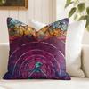 FFoo FFighters Band Cushion Cover Eco Linen Pillow Case DoubleSided Print Breathable Durable Zipper Home Decor Gift