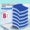 6pcs Mr Siga Wooden Pulp Dish Scrubbing Block For Kitchen And Cookware