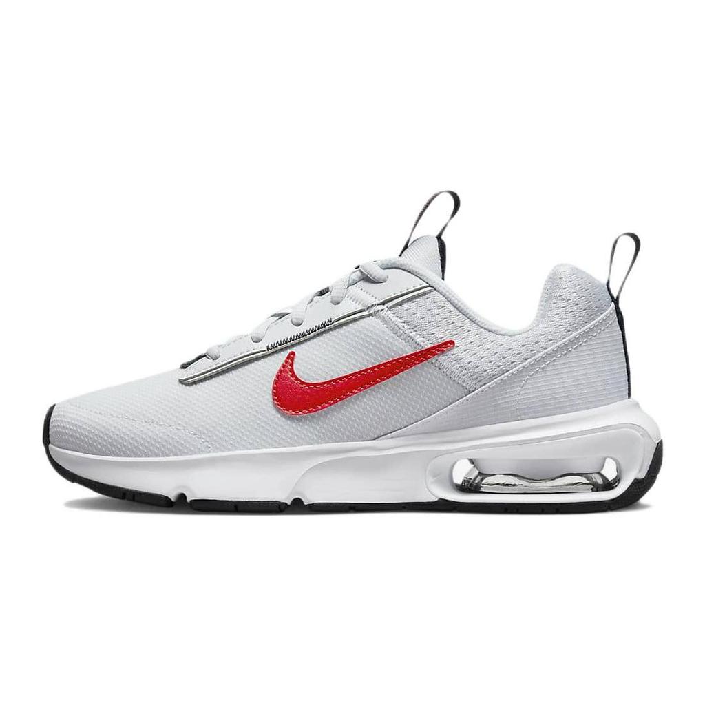 Nike Air Max INTRLK Lite Sports Cushioning, Wear Resistant Low top Kids Lifestyle Shoes Gray Red Teenagers DH9393-004