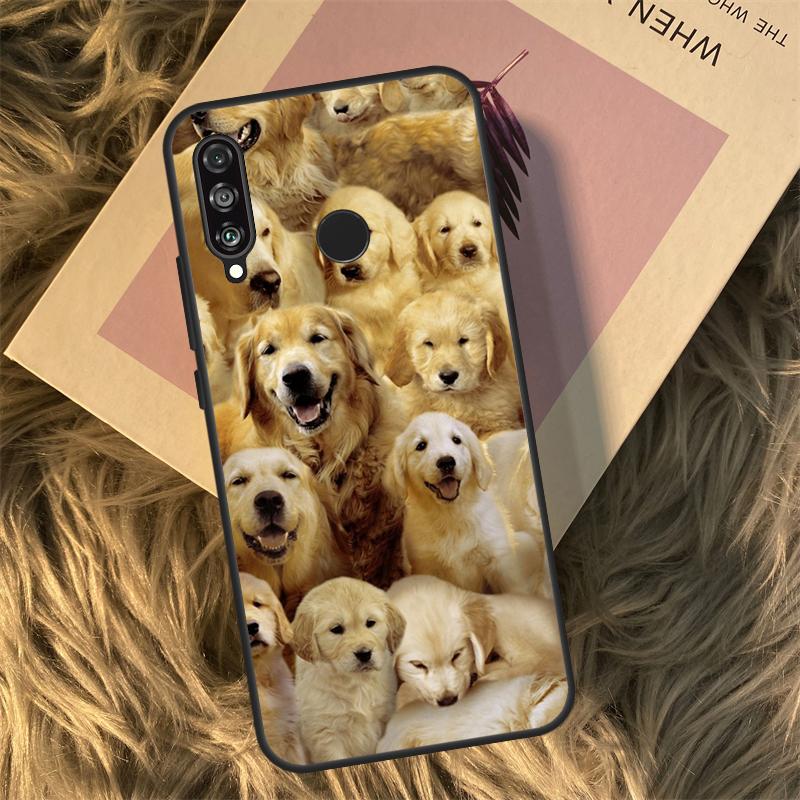 Golden Retriever Dog For Huawei Nova 9 10 SE 3i 7i 8i 11i 12i Y60 Y61 Y70 Y72 Y73 Y90 Y91 P20 P30 P40 Lite Case