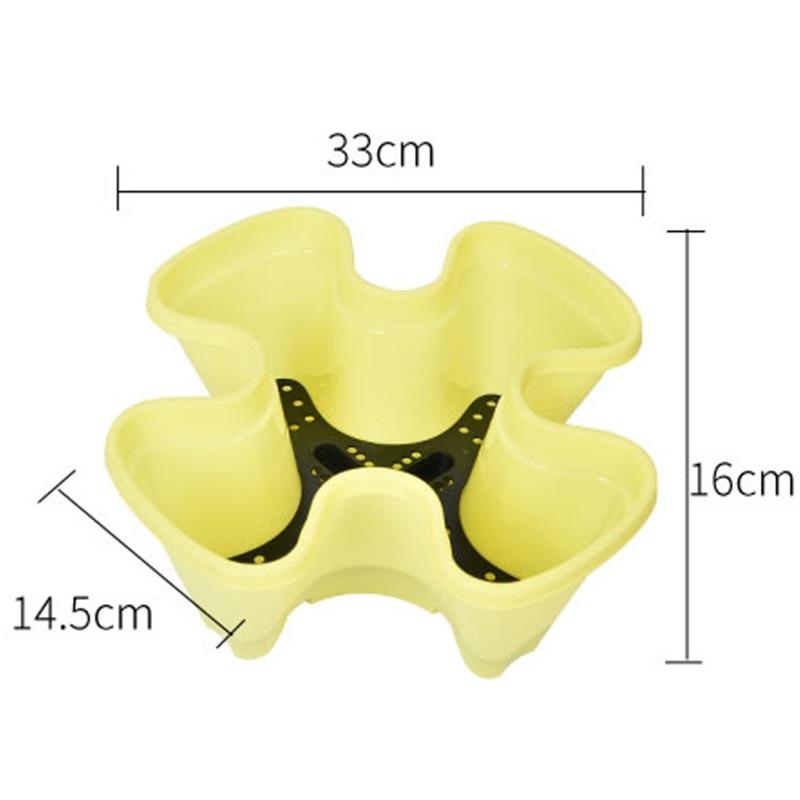 Kunststoff-Blumentopf Vertikaler Mehrschichtiger Pflanzkasten Gemüsegarten Erdbeertopf Kreativer Balkon-Pflanzbehälter