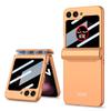 Applicable to Samsung Z flip1 mobile phone case magnetic hinge case film integrated anti-privacy glass flip1 anti-drop protective case