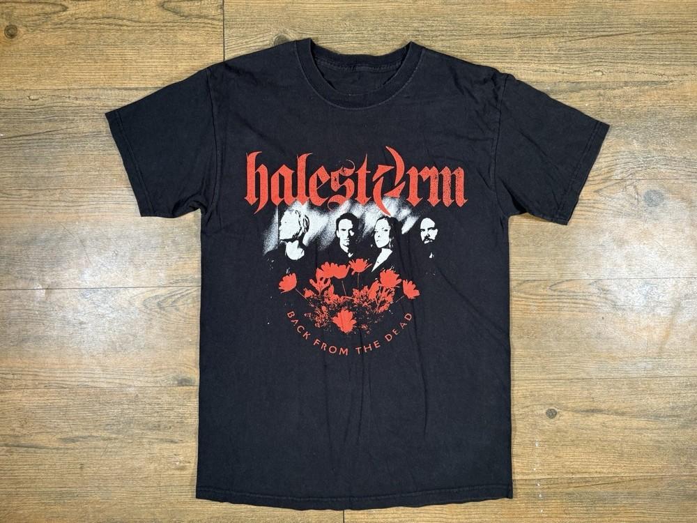 VIntage Стиль HALESTORM Back From The Dead Футболка Унисекс Концертная S-5XL B114 Унисекс Футболка XXXL