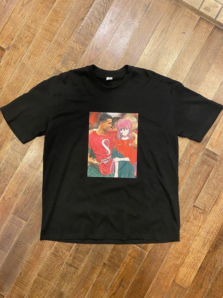 [USED] Cristiano Ronaldo Bocchi-chan Anime T-shirt Bocchi the Rock