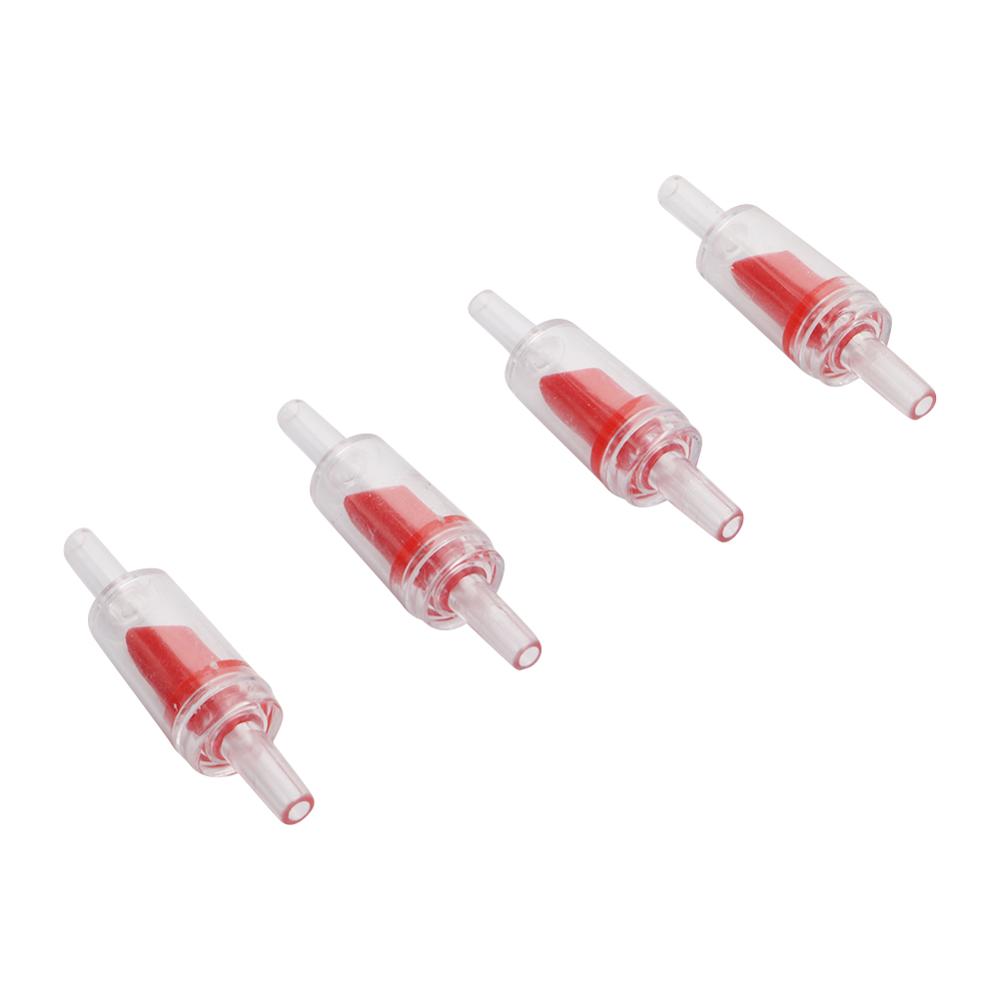 100 Pcs Home Fish Aquarium Air Pump Check Valve Fish Tank  One Way Non-Return Valve Aquarium Co2 System Stop Return Water Valves
