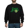 DC Comics Mens Green Arrow Text Logo Sweatshirt