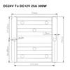 DC/DC Buck Step-Down Module 24V to 12V 25A Power Supply Converter Regulator