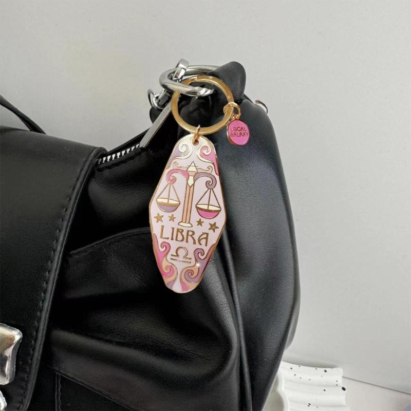 Animal Charm Themed Keychain Metal Keyring Lightweight Portable For Bag or Keys Gift Worthy Accessory
