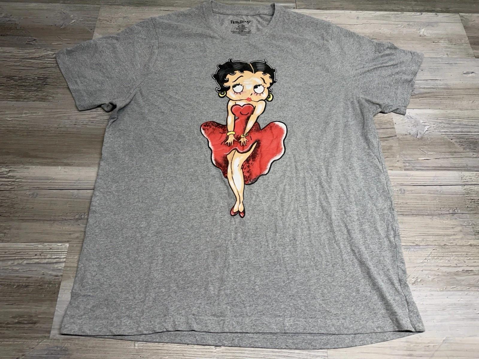 Betty Boop Graphic T-Shirt Classic Marilyn Monroe Dress Pose Short Sleeve Sz XL XL