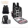 SLR Camera Bag, Large Capacity Double Shoulder Multi-Function Camera Bag Outdoor Photography Backpack