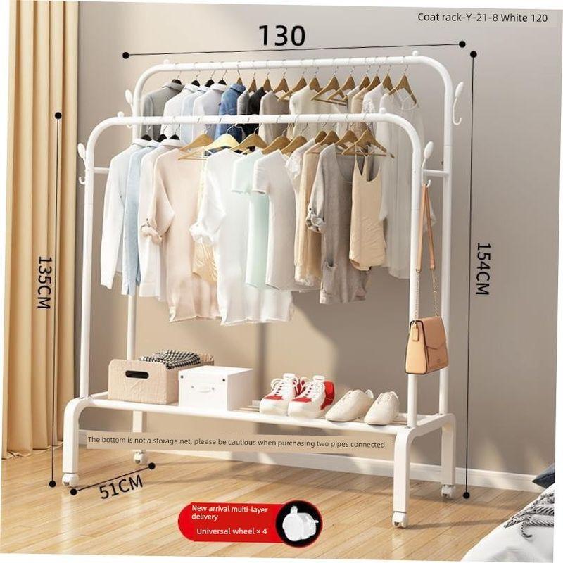 Hanging Clothes Rack One-pole Hanger Bedroom Simple Drying