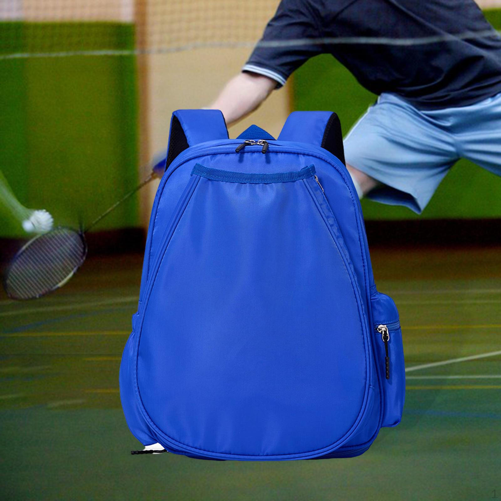 

Рюкзак для тенниса и бадминтона с регулируемыми лямками, водоотталкивающий материал тёмно-синий