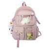 Clear Cartoon Campus Backpack: Large Capacity & Cute Design for Students