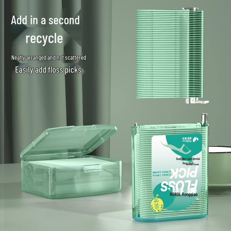 Superfeine Einweg-Automatik-Zahnseidebox - Familienpackung