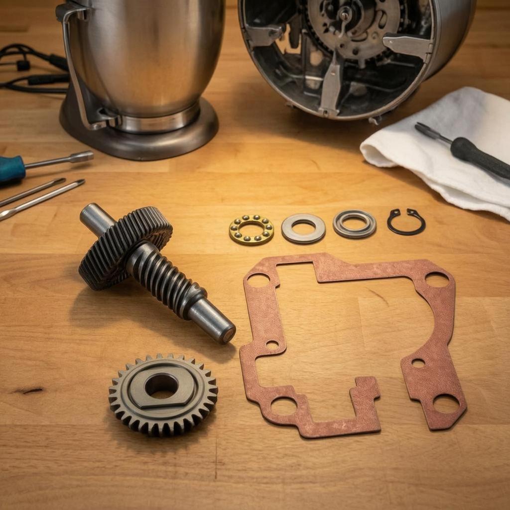 Helical Gear Shaft Assembly Bearing Stand Mixer Gasket