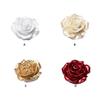 Fake Rose Flower Pretty Hairpin Decoration Blooming Resin Camellia for Mobile Phone Shell DIY Scrapbook Case Bags Hairwear Decor