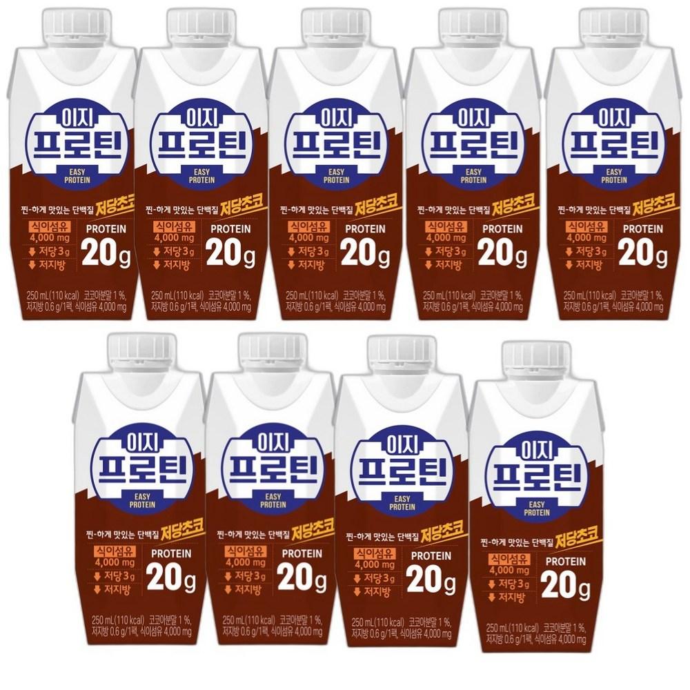Pasteur Easy Protein Milk Protein Low Sugar Chocolate 250ml 10 Packs 250ml 10 Pcs Ingredients: May Be Subject To Change | 10 Packs 10 Pcs