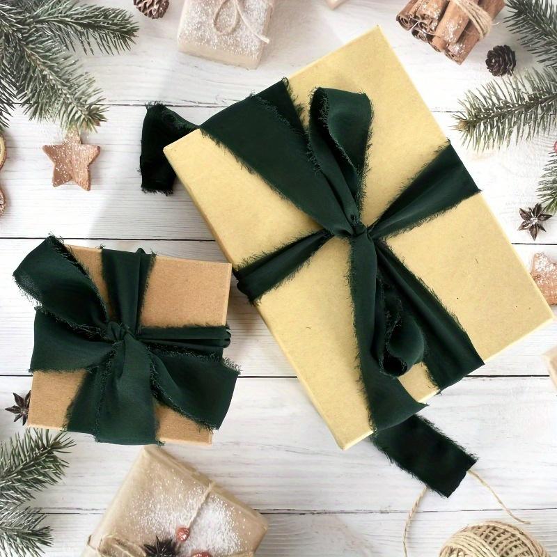 

2 рулона порванных вручную лент цвета сушеной розы, свадебный цветочный галстук, атласная лента с цветочным узором, ручная работа, праздничные принадлежности для вечеринок