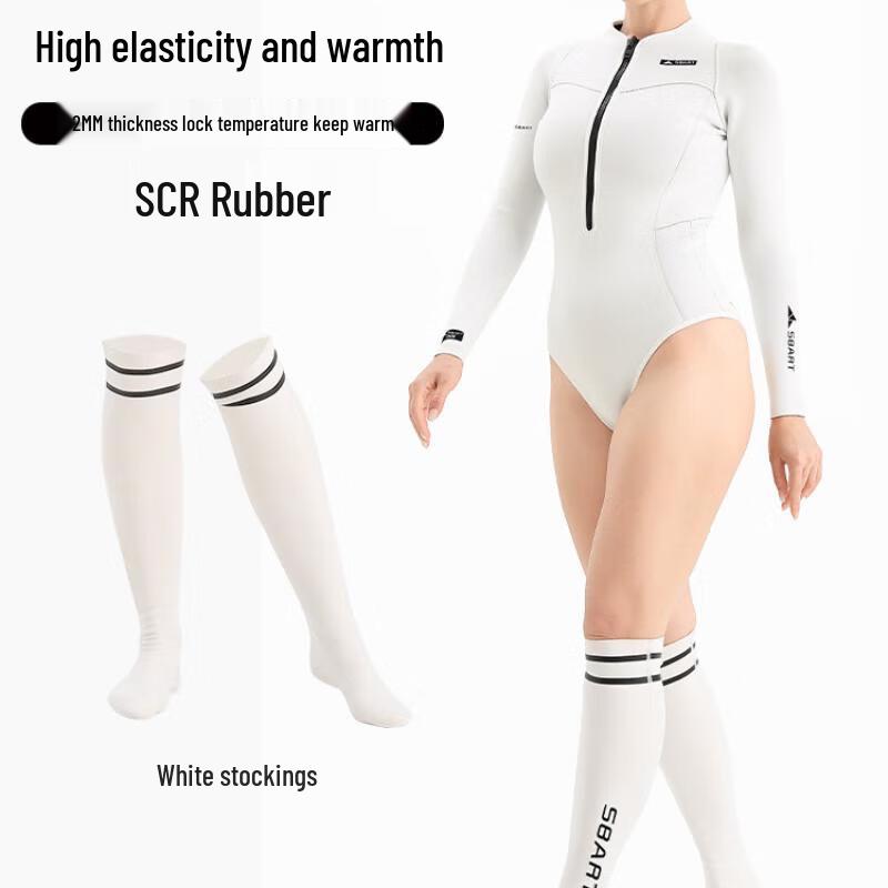 SBART Women's 2mm Freediving Long Sleeve Wetsuit