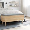 Storage Bench Sonoma Oak 102x42x46 Cm Engineered Wood