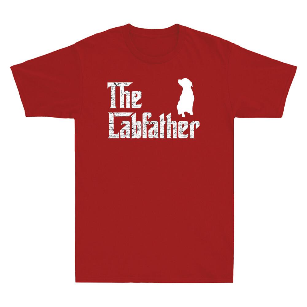 The Lab Father Shirt Funny Labrador Retriever Dog Lover Gift Retro Unisex's T-shirt