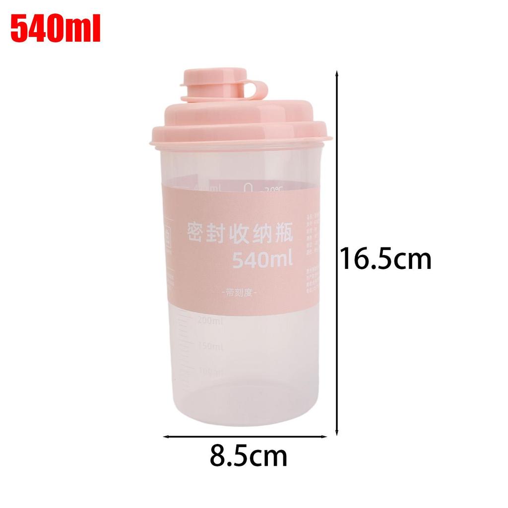 Food Grade Storage Bottle Refrigeratable Milk Tea Soybean Milk Juice Cereal Storage Bottle New High Temperature Resistant Bottle