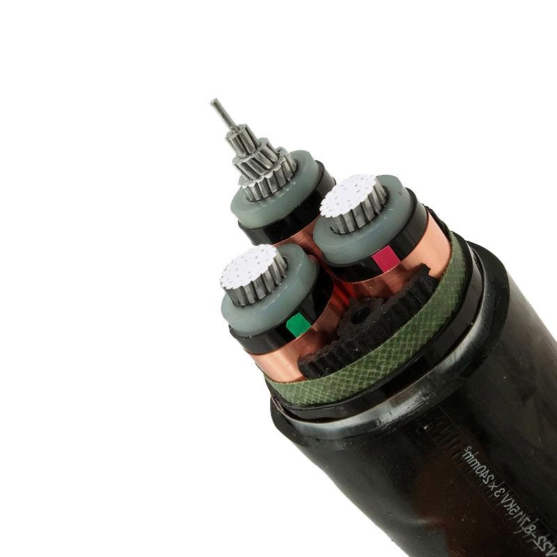 ZR-YJLV Aluminum High Voltage 3-Core Cable 8.7/15kV National Standard