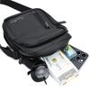 WEIXIER Men's Crossbody Sling Bag Summer , Casual Vertical Versatile Multi-layer Waterproof Shoulder Bag Waist Pack for Commute