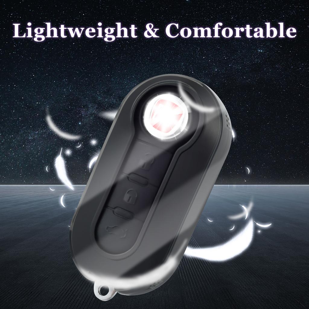 Transparent Folding Car Remote Key Shell Case Cover For Fiat 500 Panda Stilo Ducato Punto Doblo Bravo Protected Accessories