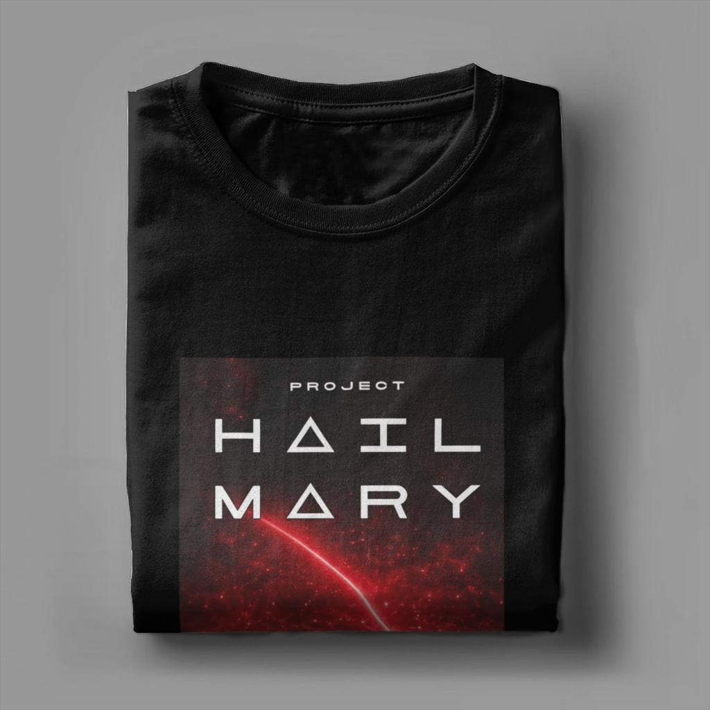 Harajuku T Shirt Project Hail Mary Sci Fi Graphic 100 Cotton TShirts Hip Hop Tshirt for Unisexs Beach Y2K Casual Design Top Tees