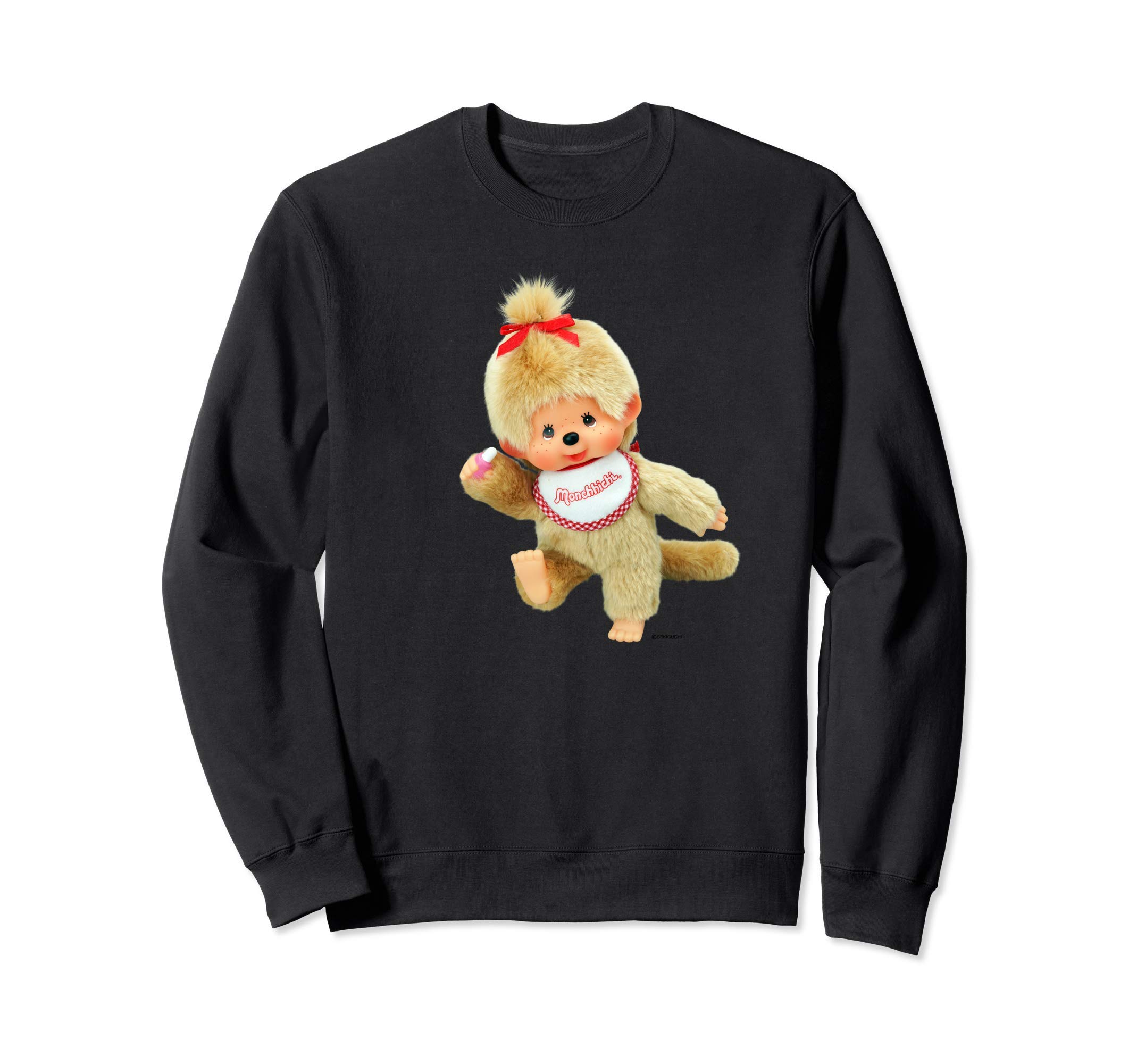 

Графический свитшот Monchhichi чёрный