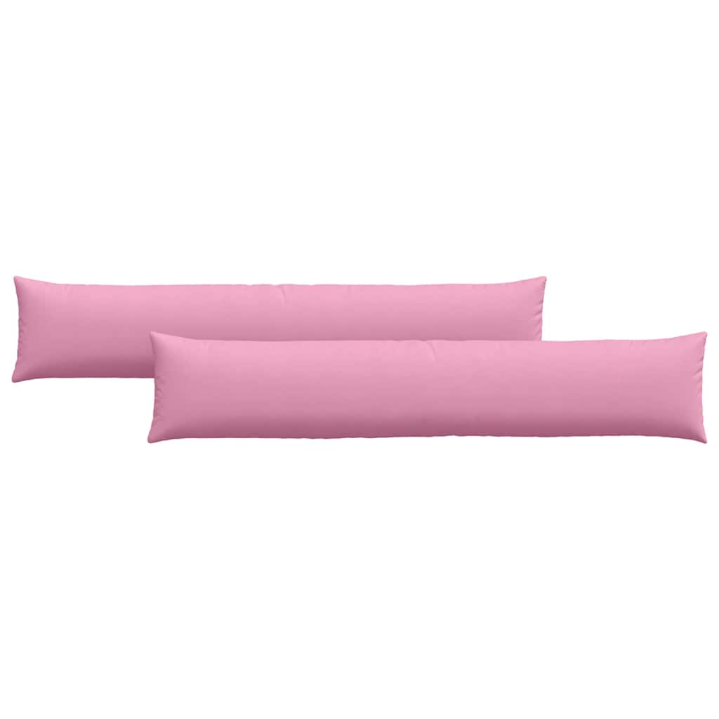 Sofa Cushions 2 Pcs Pink 200 X 40 Cm Fabric